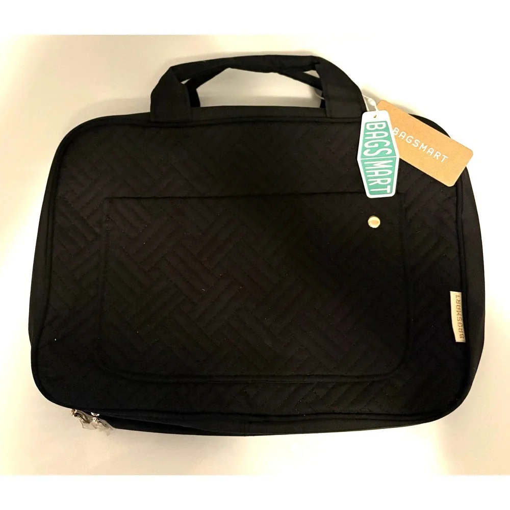 BAGSMART Large Toiletry Bag Travel Bag with Hanging Hook, Water-resistant Makeup